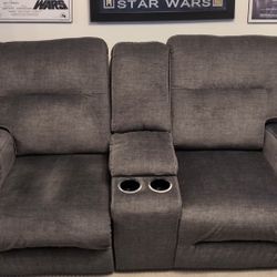 Coombs Double Power Reclining Loveseat w/ Console