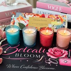 This set of Christian Lacroix luxury soy-blend candles