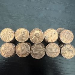 100 - 1975 D Uncirculated Lincoln Pennies