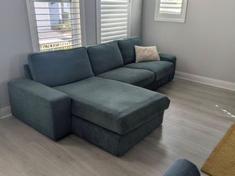 Blue 3 person sofa