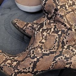Animal Print Boots