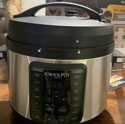 CROCK-POT - 10QT DIGITAL MULTI COOKER - 15 MEAL SETTINGS - STAINLESS STEEL