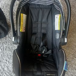 Graco Car Seat-Snugride 35 Lite With Base-$40