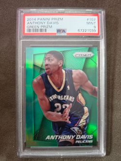 Second year Anthony Davis 2014 Panini green prism