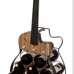 Guitar Shape Wine Rack