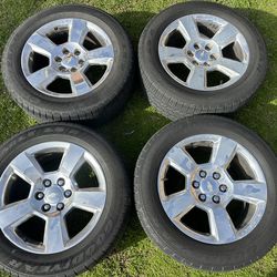 20 inch Silverado wheels and tires