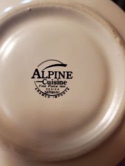 Alpine Cuisine Fine Porcelain Piece – Germany