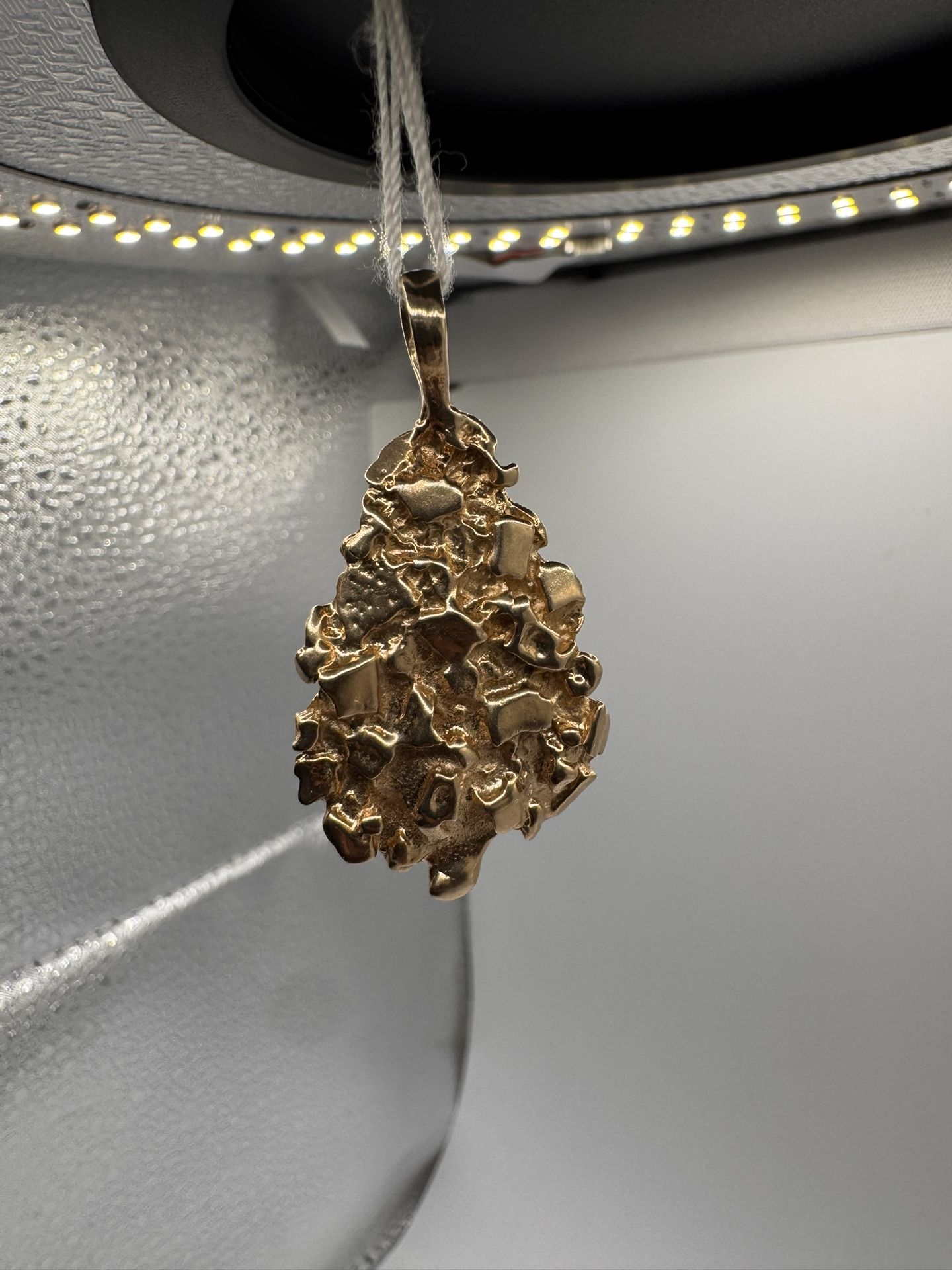 14K Gold Nugget Pendant – 15.2 Grams