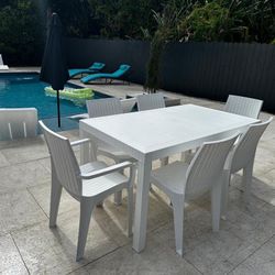 muebles de patio de polipropileno 100% hecho 