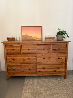 Refinished HEMNES 8 drawer dresser