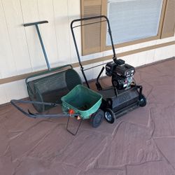 Detacher Seed, Spreader, And Topsoil Spreader