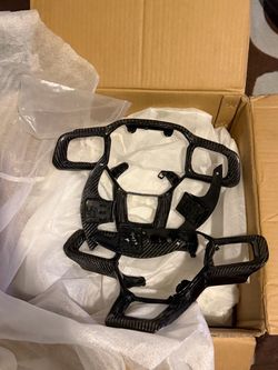 Carbon fiber paddle shifters/ Steering wheel plates