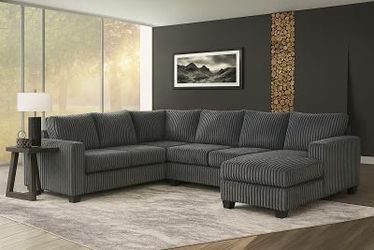 Large Grey Sectional Sofa Couch