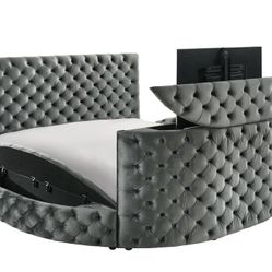  King Size - Built In Fireplace - Tv Stand Included - New 