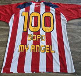 Reebok Chivas Guadalajara 06/07 Home Bofo Bautista Futbol Soccer Jersey M/L