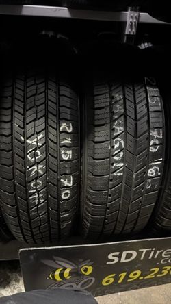 2 Yokohama tires (215-70-15)
