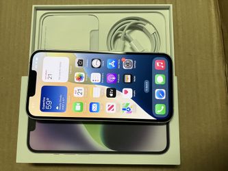 Pristine Condition Factory Unlocked iPhone 14 128gb Purple