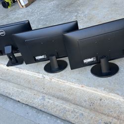 3 Computer Monitors For $60