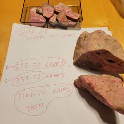 1161 Grams of Rhodocrosite