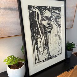 Large Signed & Numbered Limited Edition Print (#78/200) – 35” x 28” Framed