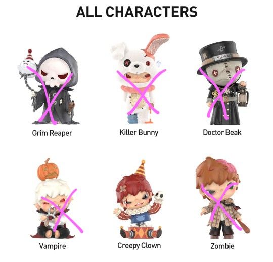 Hirono Monsters' Carnival Series Figures