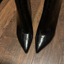 Croc Red Bottom Boots 