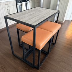 Cannella 4 - Piece Counter Height Dining Set