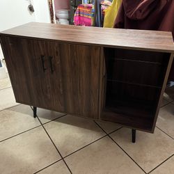 Brown Cabinet/ Buffet - MCM inspired
