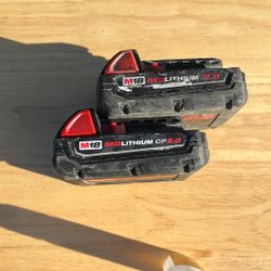 Milwaukee Batteries 