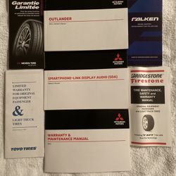 **OEM OWNERS MANUAL FULL FACTORY SET MITSUBISHI OUTLANDER FS**