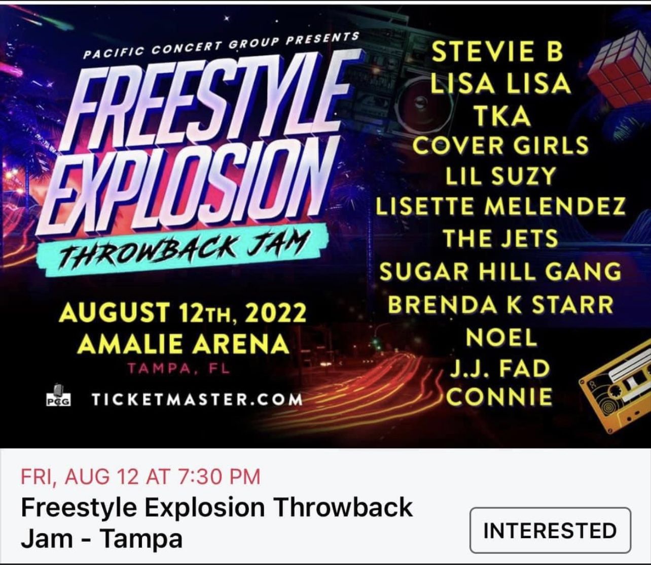 Freestyle Explosion Concert Tickets 