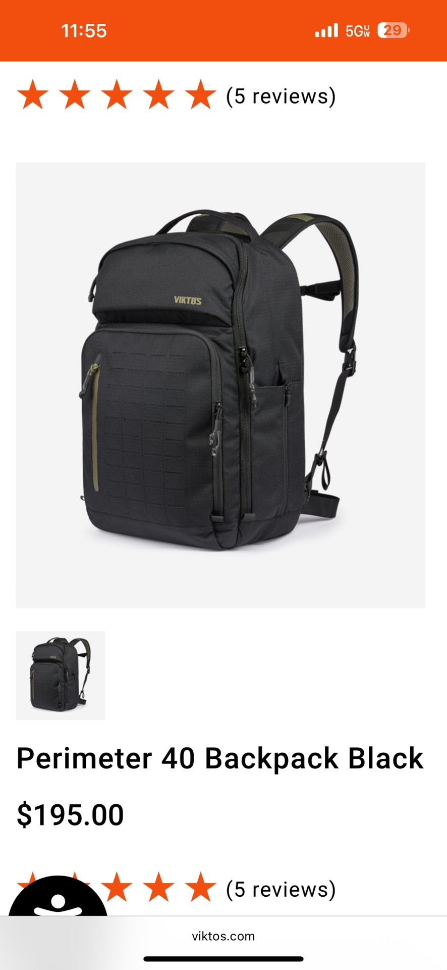 Viktos Tactical Backpack