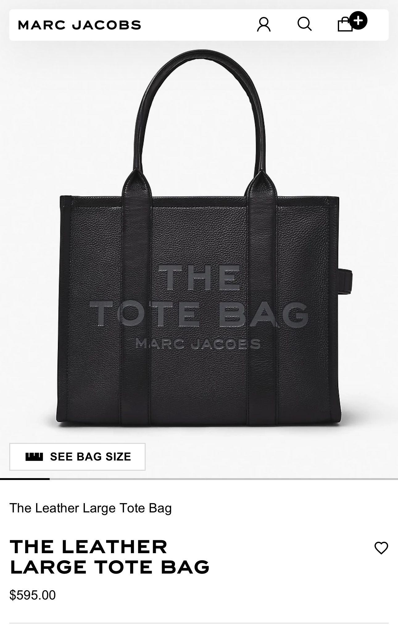Brand new Large Leather Tote Bag