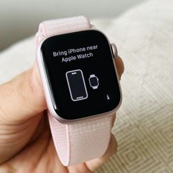 Apple Watch Series 9 pink wifi and Cellular 41MM Aluminum Case Factory Unlocked
