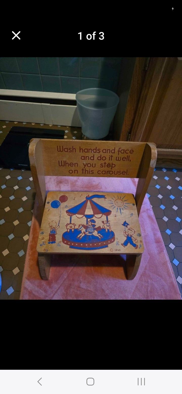 Vintage 1959 Step Stool