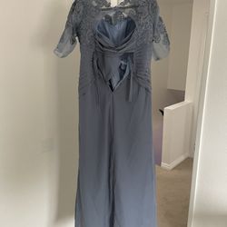 Size 14 Dusty Blue Dress  