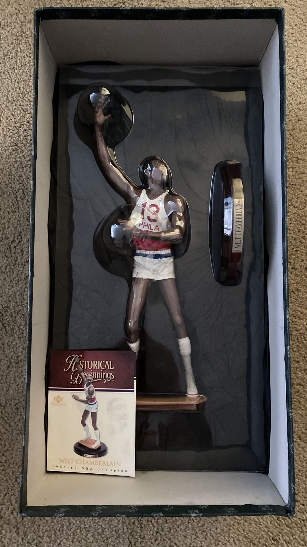 Wilt Chamberlain Historical Beginnings Upper Deck 76ers Lakers