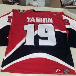 Nwot Alexei Yashin Red Ottawa Senators Jersey Mens Medium Alternate Pro Player