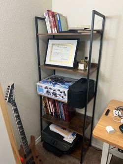 NUMENN 5-Tier Bookshelf