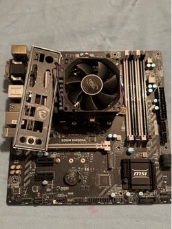 MSI B350M Bazooka + Ryzen 5 1600 + DeepCool Cooler Combo