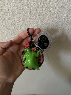 Bath & Body Works Oogie Boogie Glow In The Dark Hand Sanitizer Keychain