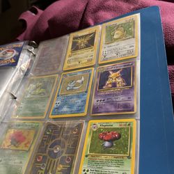Vintage 1995 Pokémon cards