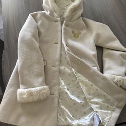 Disney Beige Girls Coat 