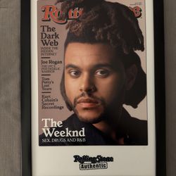 Rolling Stone “The Weeknd” Framed Cover Art