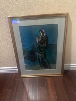 Pablo Picasso “Mother and Child by the Sea”
