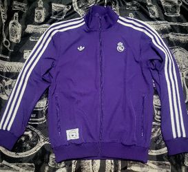 Adidas Real Madrid Icons Track Jacket Jf2582 Purple 2025 Men’s Size Large