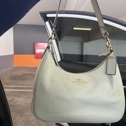 Coach Teri Hobo - White with gold hardware