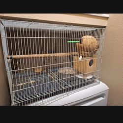 Birds Parrot Cage with 2 Free Nests And Items $25