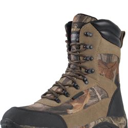 Mens Waterproof Hunting Boots Camo Hiking Boots Insulated Military Tactical