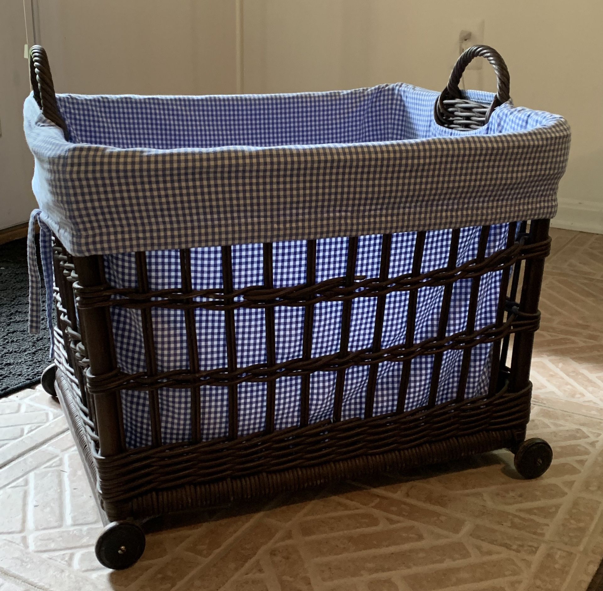 Pottery Barn Kids Toy Basket with Liner